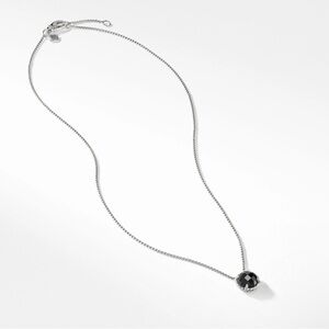 David Yurman Petite Chatelaine Necklace
Sterling Silver with Black Onyx